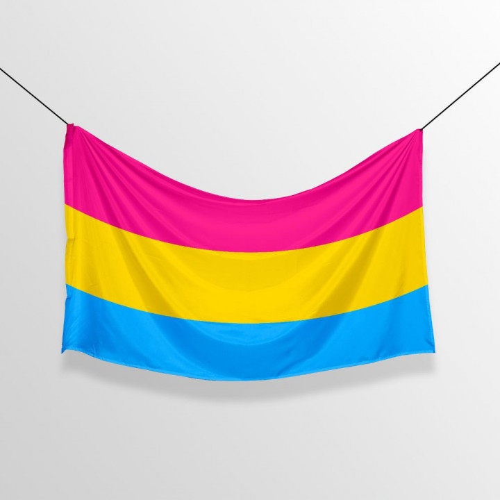 Veľká vlajka - pansexualita