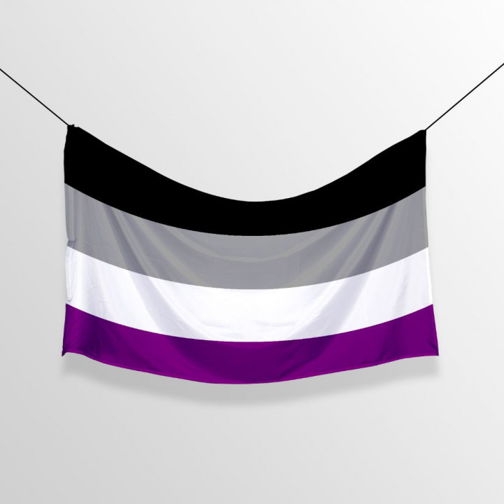Veľká ace vlajka - asexualita