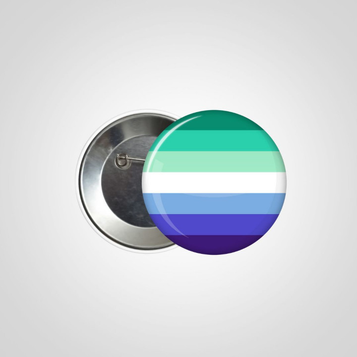 Gejský (gay) odznak (44 mm)