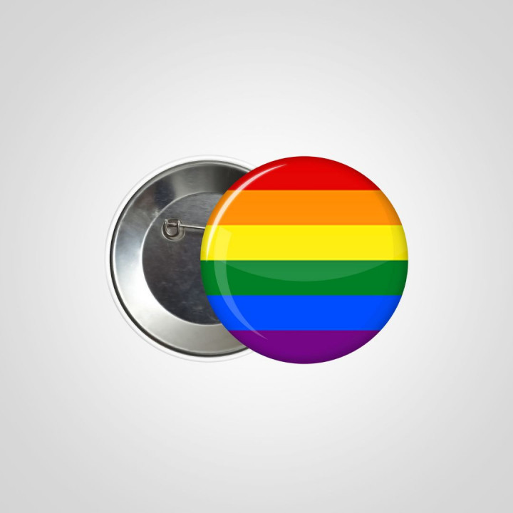 Dúhový LGBT+ odznak
