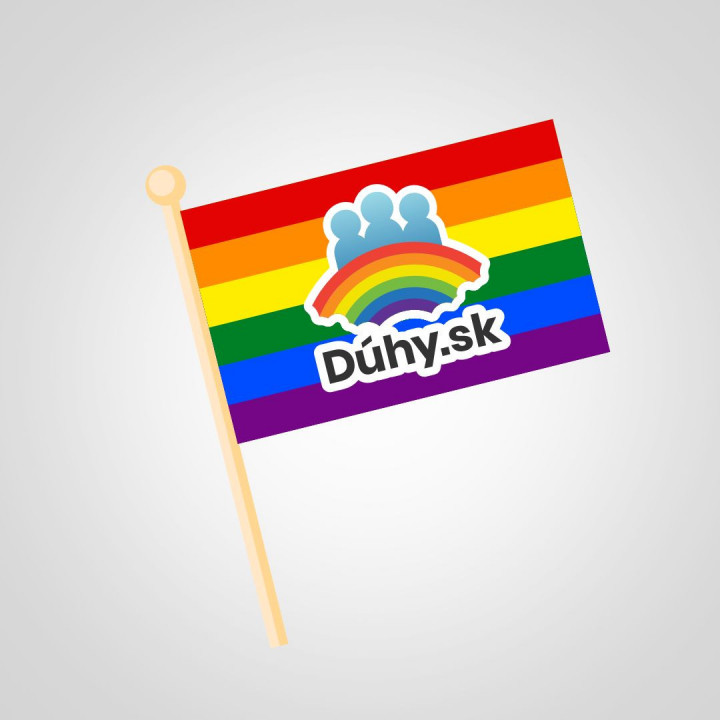 Malá vlajka Dúhy.sk