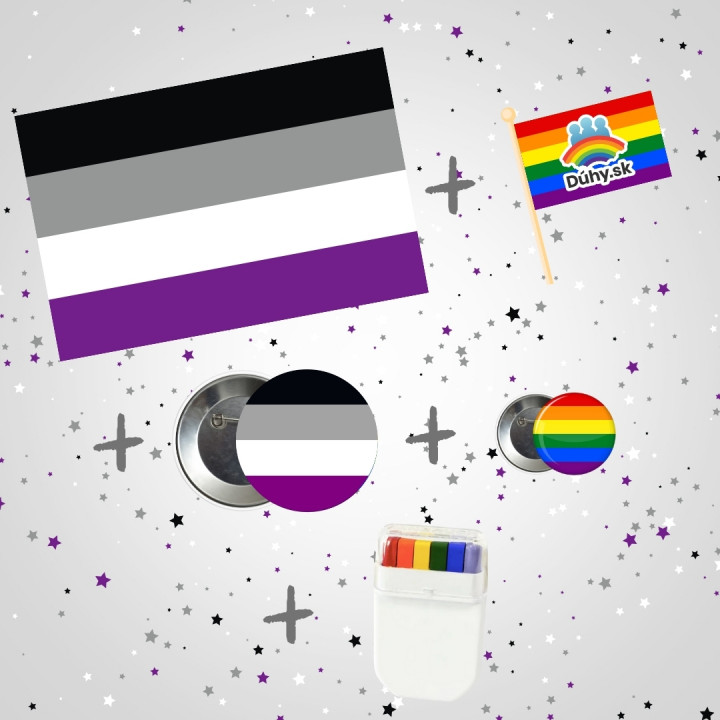 Asexuálny Pride balíček 2024